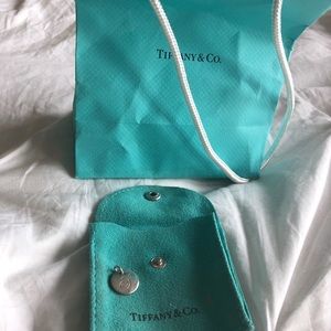 Tiffany “S” Sterling Silver Disk Charm Pre-loved